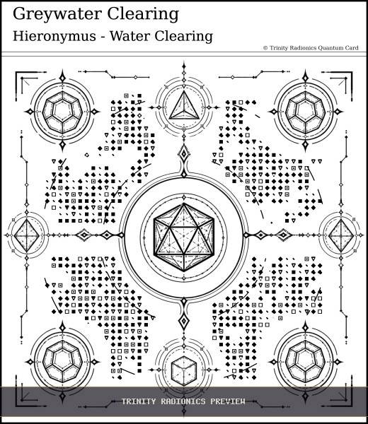 Greywater Clearing Quantum radionics card preview - Water & Environmental Clean Up - Quantum / Premium