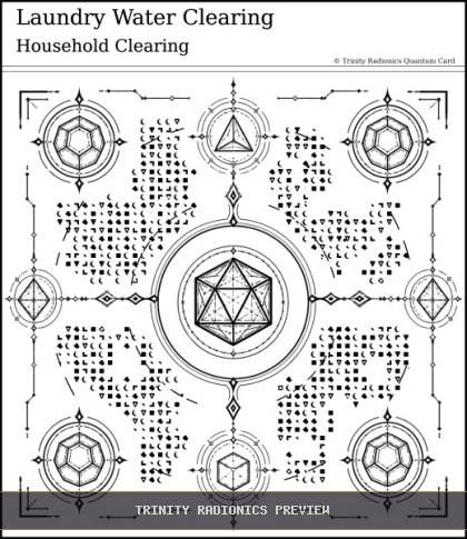 Laundry Water Clearing Quantum radionics card preview