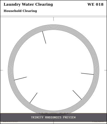 Laundry Water Clearing Radial radionics card preview