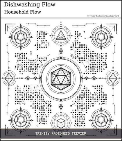 Dishwashing Flow Quantum radionics card preview