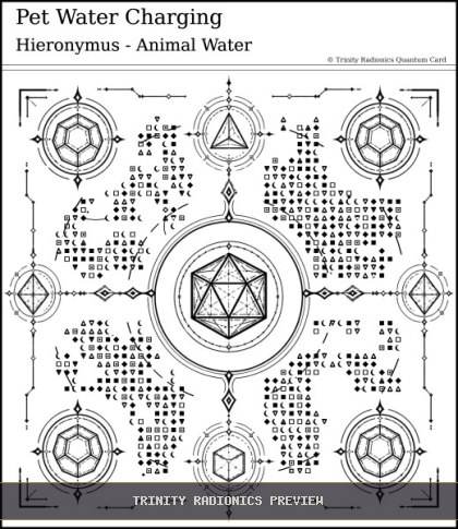 Pet Water Charging Quantum radionics card preview