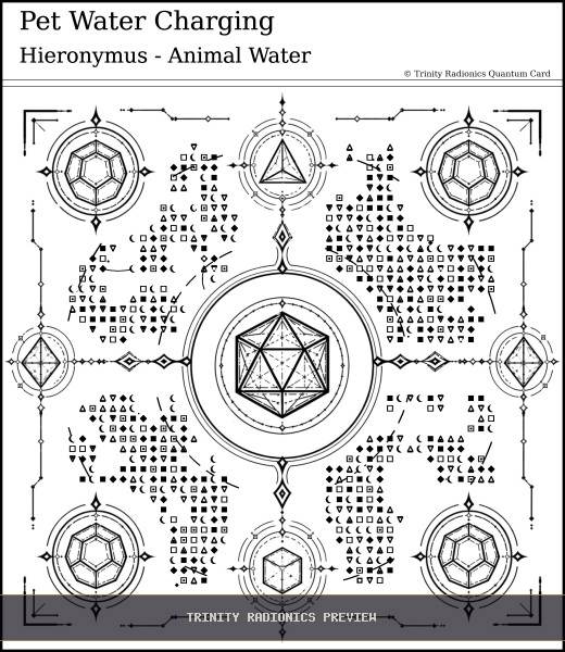 Pet Water Charging Quantum radionics card preview - Water & Environmental Clean Up - Quantum / Premium