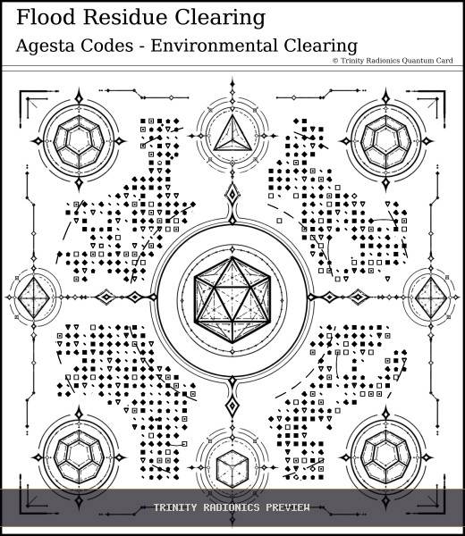 Flood Residue Clearing Quantum radionics card preview - Water & Environmental Clean Up - Quantum / Premium