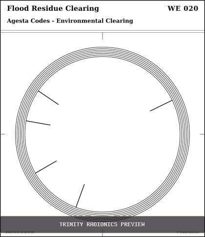 Flood Residue Clearing Radial radionics card preview