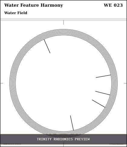 Water Feature Harmony Radial radionics card preview