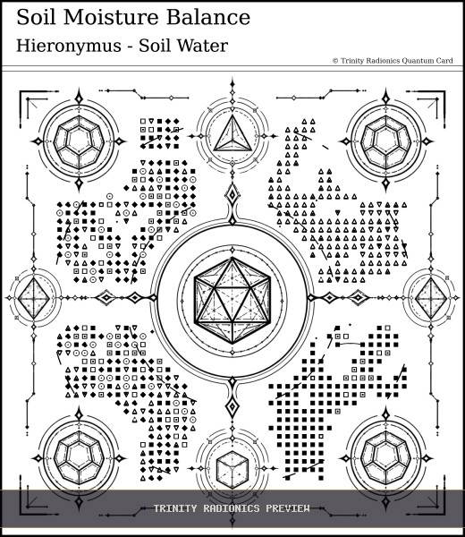 Soil Moisture Balance Quantum radionics card preview - Water & Environmental Clean Up - Quantum / Premium