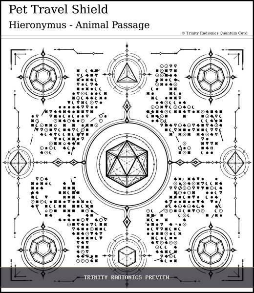 Pet Travel Shield Quantum radionics card preview - Animals & Livestock - Quantum / Premium