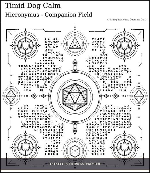 Timid Dog Calm Quantum radionics card preview - Animals & Livestock - Quantum / Premium