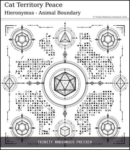 Cat Territory Peace Quantum radionics card preview