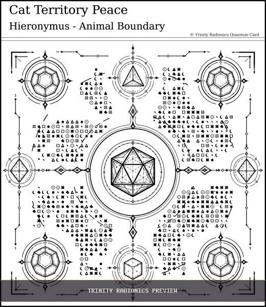 Cat Territory Peace Quantum radionics card preview - Animals & Livestock - Quantum / Premium