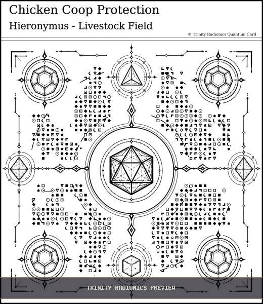 Chicken Coop Protection Quantum radionics card preview - Animals & Livestock - Quantum / Premium