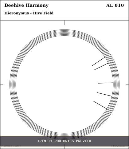 Beehive Harmony Radial radionics card preview
