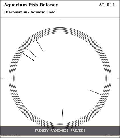 Aquarium Fish Balance Radial radionics card preview