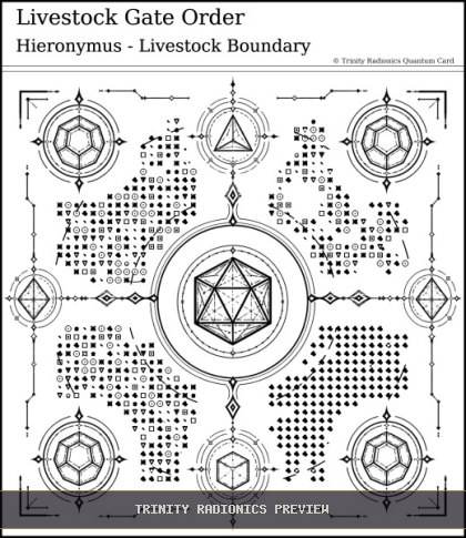 Livestock Gate Order Quantum radionics card preview