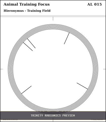 Animal Training Focus Radial radionics card preview