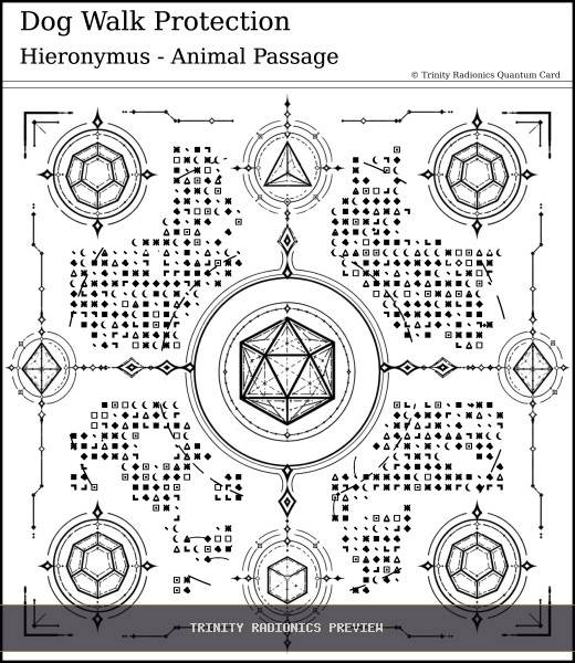 Dog Walk Protection Quantum radionics card preview - Animals & Livestock - Quantum / Premium
