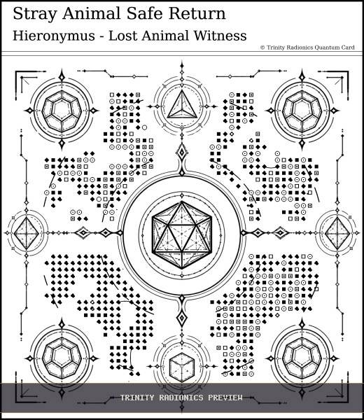 Stray Animal Safe Return Quantum radionics card preview - Animals & Livestock - Quantum / Premium