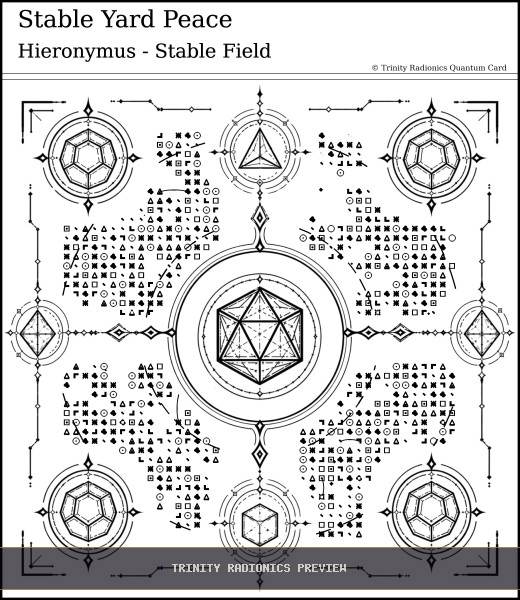 Stable Yard Peace Quantum radionics card preview - Animals & Livestock - Quantum / Premium