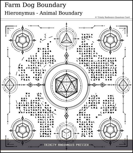 Farm Dog Boundary Quantum radionics card preview - Animals & Livestock - Quantum / Premium