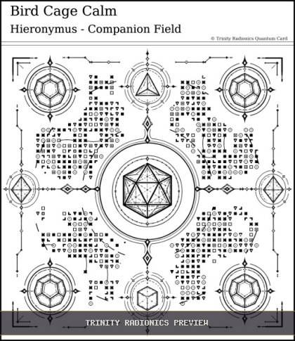 Bird Cage Calm Quantum radionics card preview