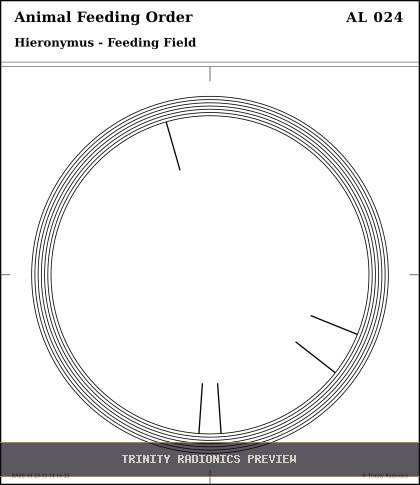 Animal Feeding Order Radial radionics card preview