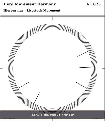 Herd Movement Harmony Radial radionics card preview