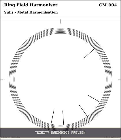 Ring Field Harmoniser Radial radionics card preview