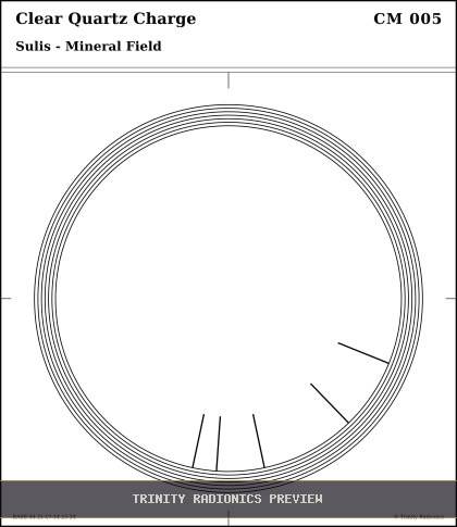 Clear Quartz Charge Radial radionics card preview