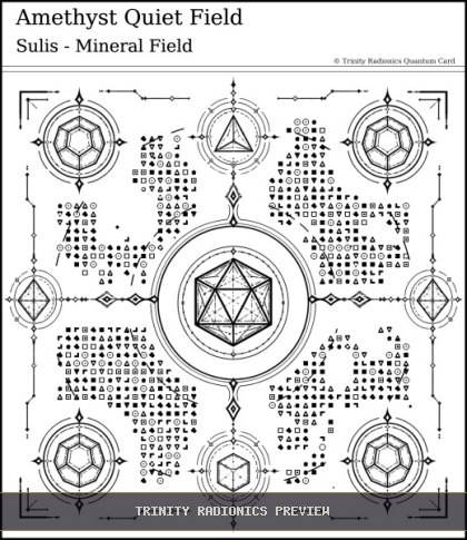 Amethyst Quiet Field Quantum radionics card preview