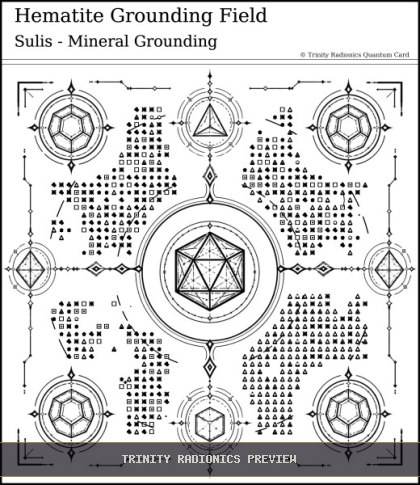 Hematite Grounding Field Quantum radionics card preview
