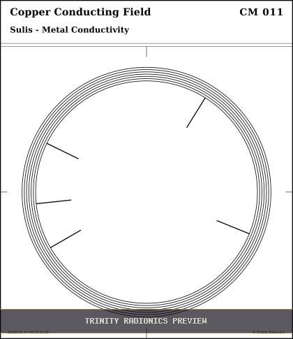 Copper Conducting Field Radial radionics card preview
