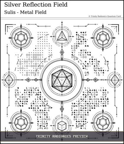 Silver Reflection Field Quantum radionics card preview