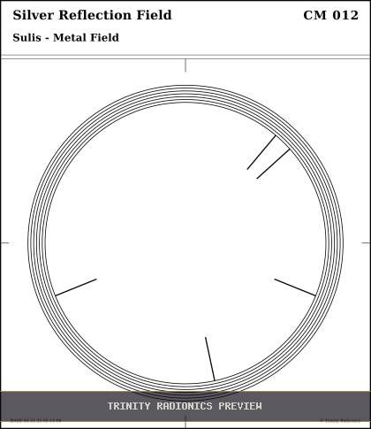 Silver Reflection Field Radial radionics card preview