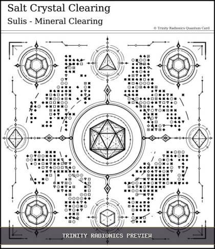 Salt Crystal Clearing Quantum radionics card preview