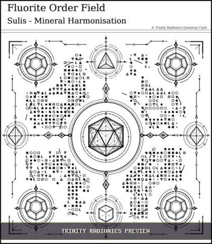 Fluorite Order Field Quantum radionics card preview
