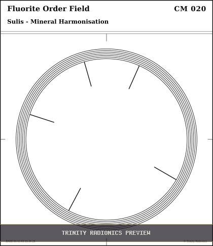 Fluorite Order Field Radial radionics card preview