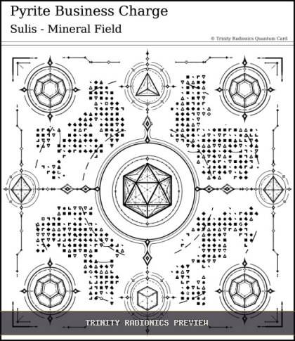 Pyrite Business Charge Quantum radionics card preview