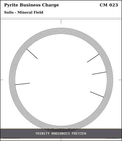 Pyrite Business Charge Radial radionics card preview