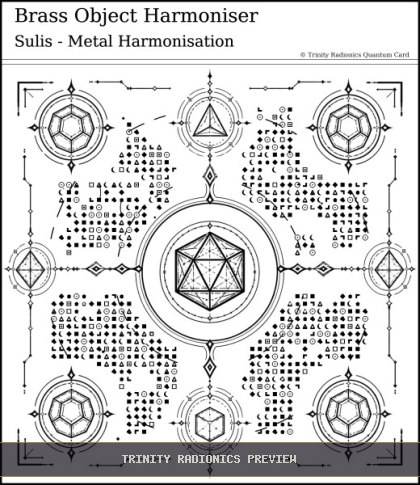 Brass Object Harmoniser Quantum radionics card preview