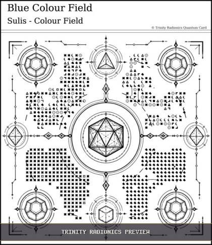 Blue Colour Field Quantum radionics card preview