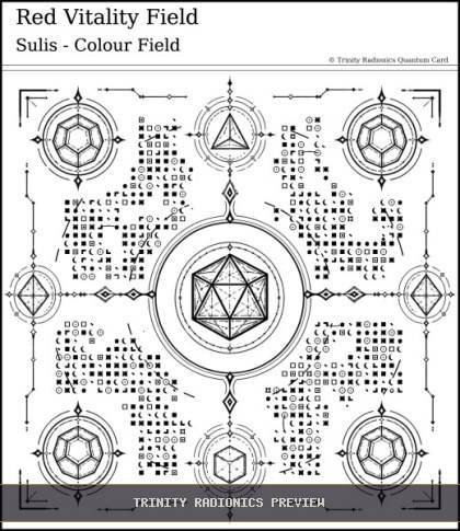 Red Vitality Field Quantum radionics card preview