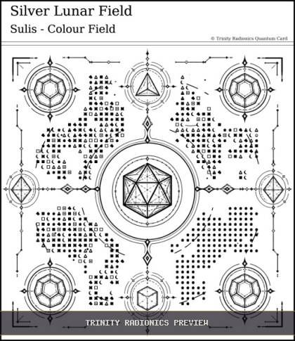Silver Lunar Field Quantum radionics card preview