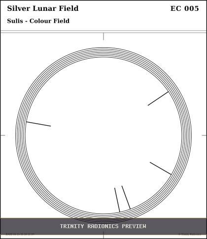 Silver Lunar Field Radial radionics card preview