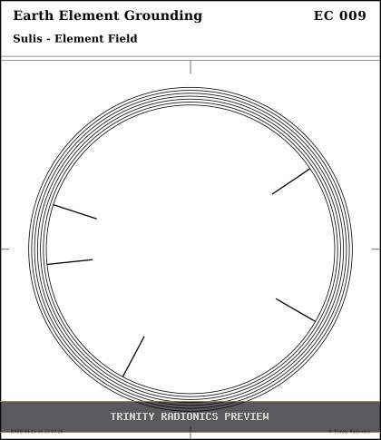 Earth Element Grounding Radial radionics card preview
