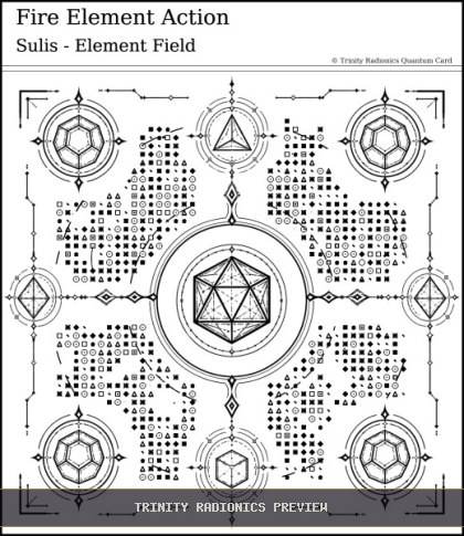 Fire Element Action Quantum radionics card preview