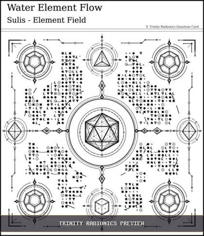 Water Element Flow Quantum radionics card preview