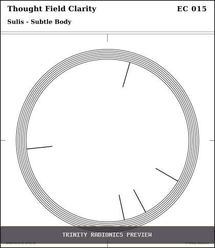 Thought Field Clarity Radial radionics card preview