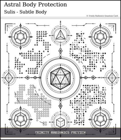 Astral Body Protection Quantum radionics card preview