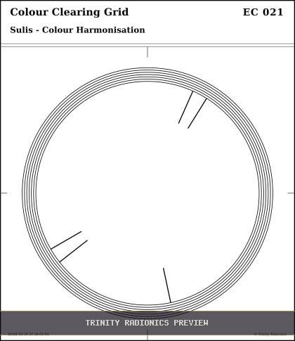 Colour Clearing Grid Radial radionics card preview