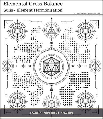 Elemental Cross Balance Quantum radionics card preview